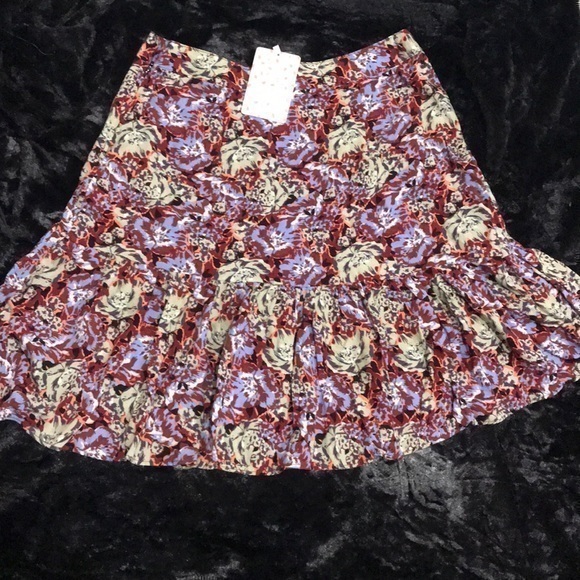 Free People Nadia Ruffle Mini Skirt. 0 - Picture 12 of 14